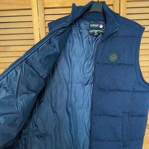 Puffer / Quilted Vest in Blue